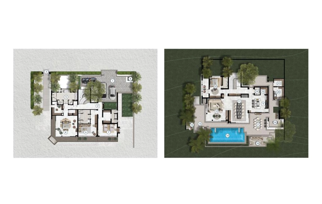 Villa with three bedrooms type A2