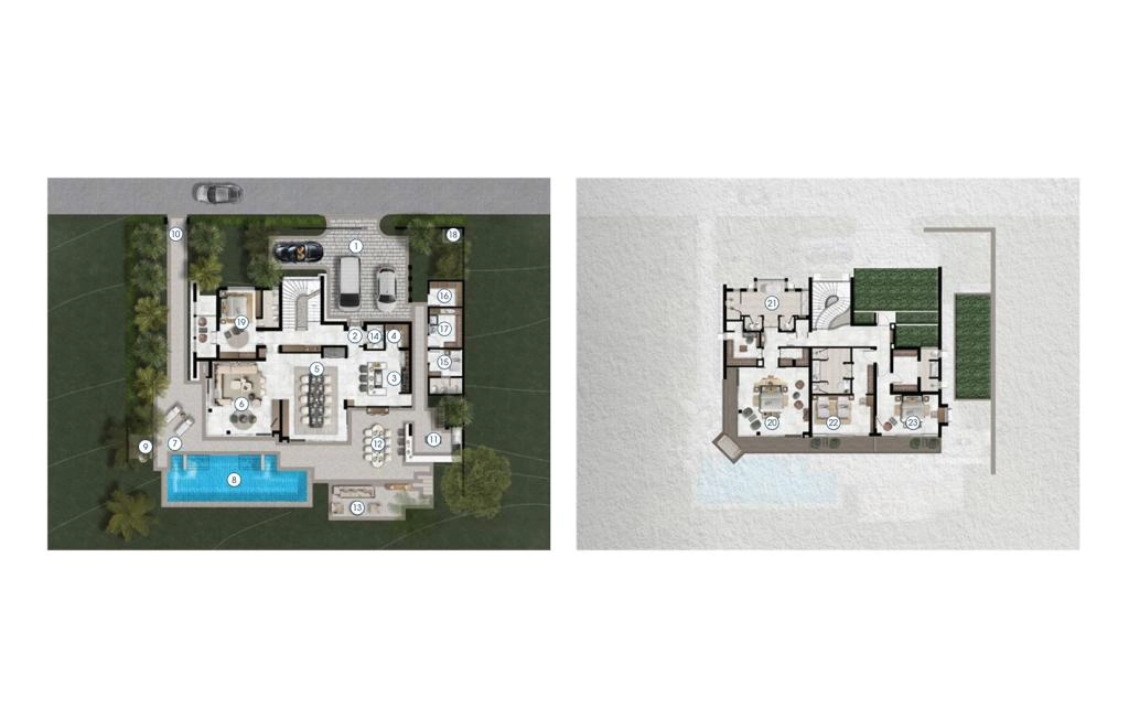 Three-bedroom villa type B1