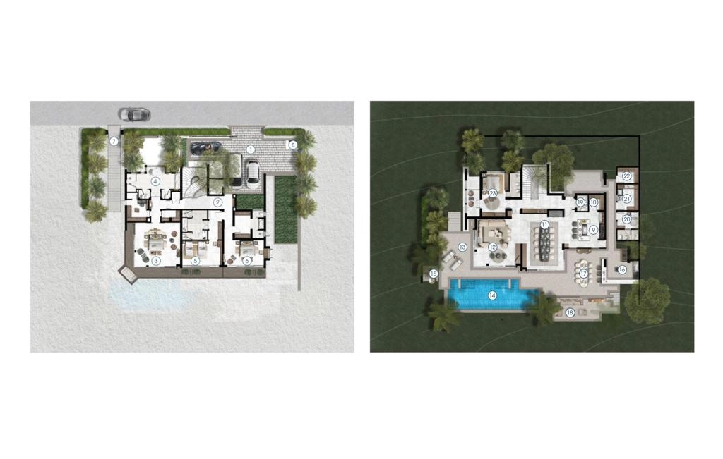 Three-bedroom villa type B2