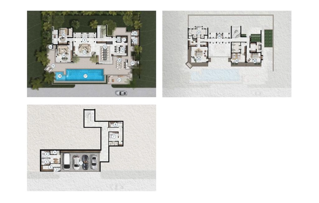 Villa with four bedrooms type C3