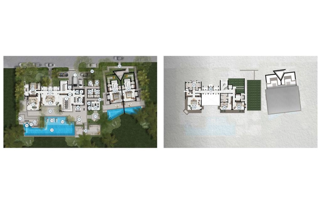 Four-bedroom villa type E