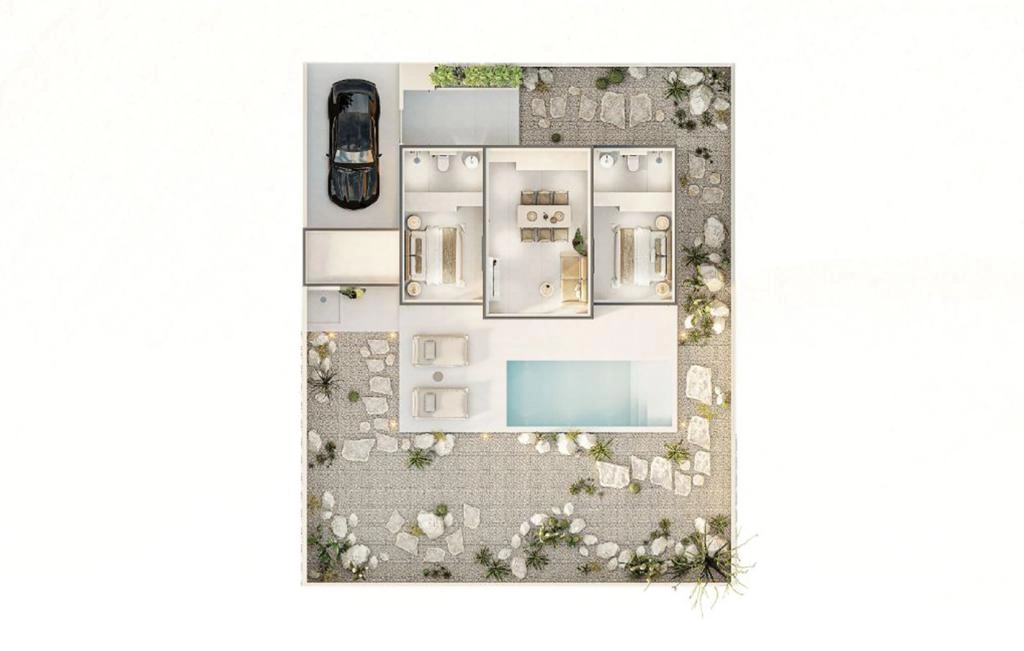 Villa with two bedrooms type PALAS
