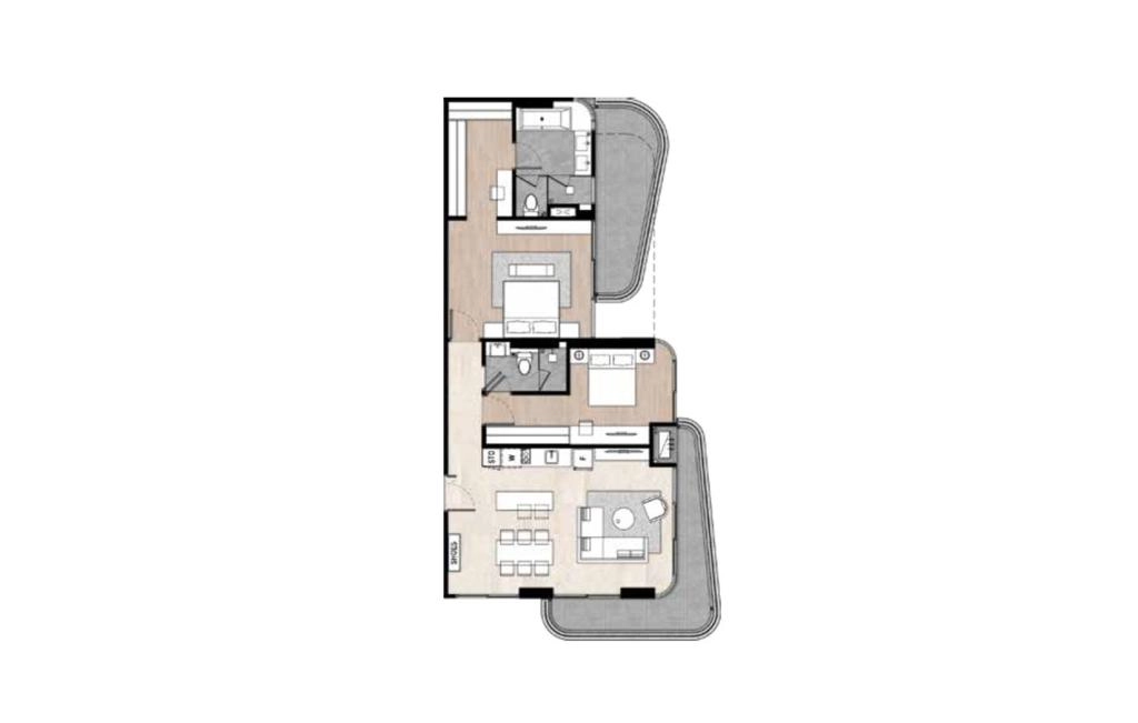 C2 Two-Bedroom Apartment