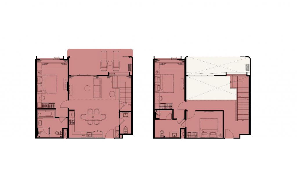 Трехспальные апартаменты тип 3Bed-DPA