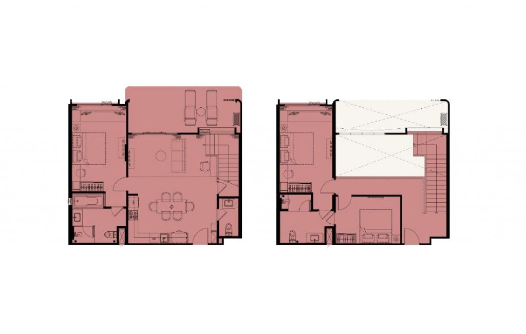 Трехспальные апартаменты тип 3Bed-DPAC