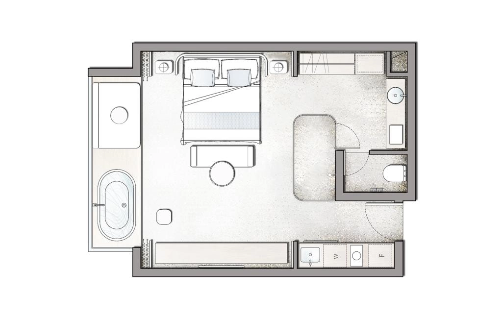 Studio apartment type B