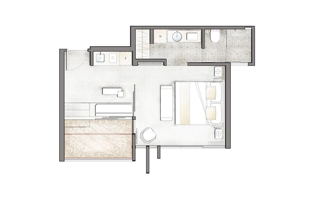 One-bedroom apartment type D