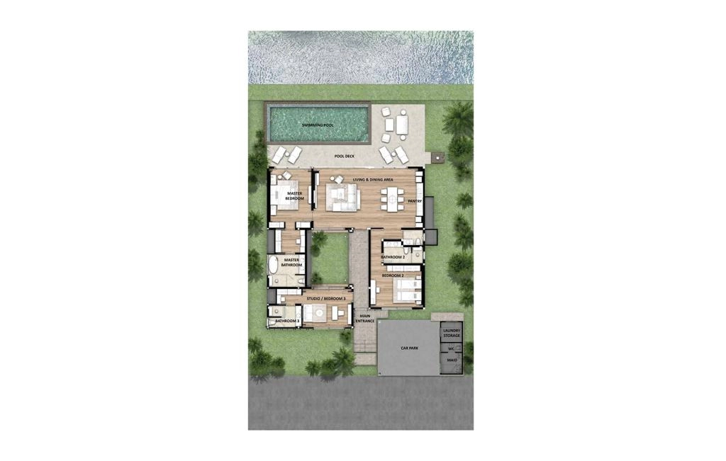 Villa with three bedrooms type VANA 3