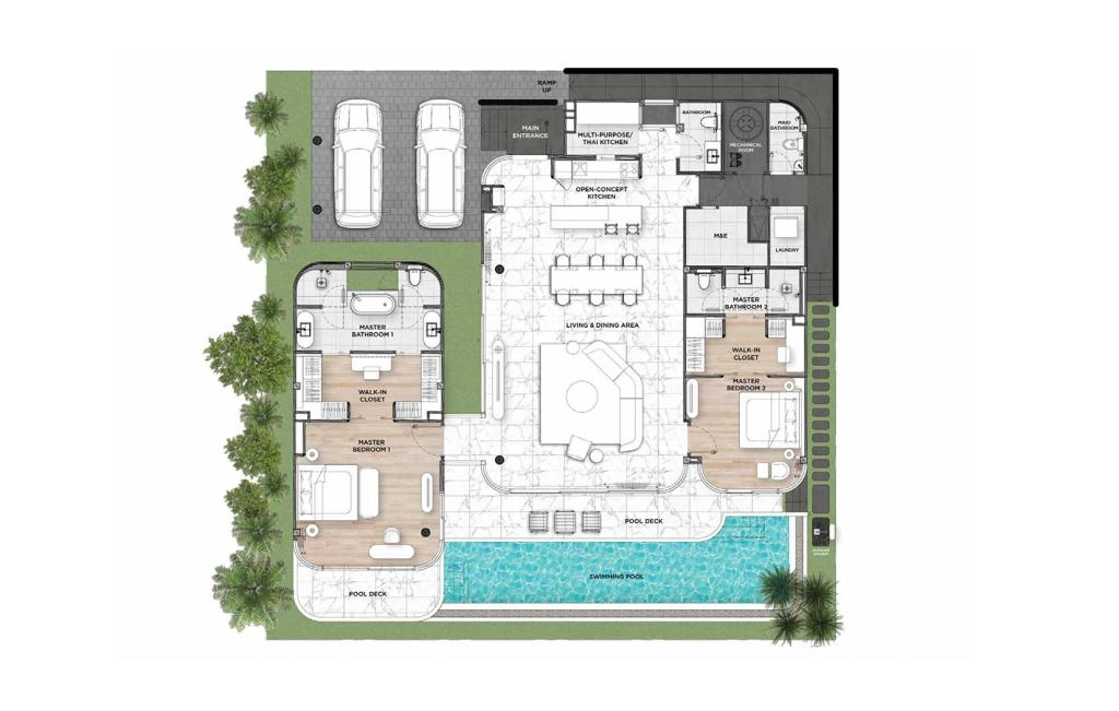 Villa with two bedrooms type NANDA 2