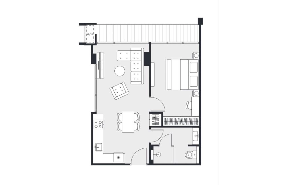 One-bedroom apartment