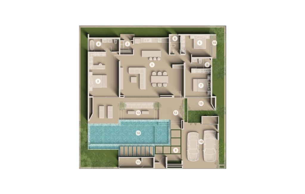 Three-bedroom Villa Type C