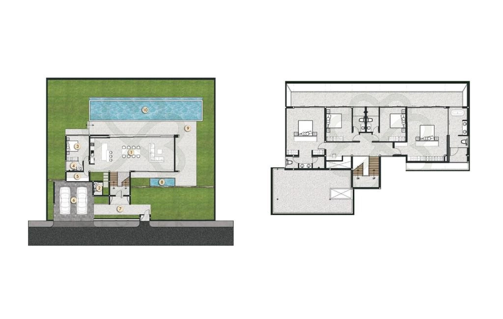 Villa with five bedrooms type A