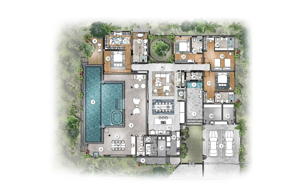 Four-bedroom Villa Type C