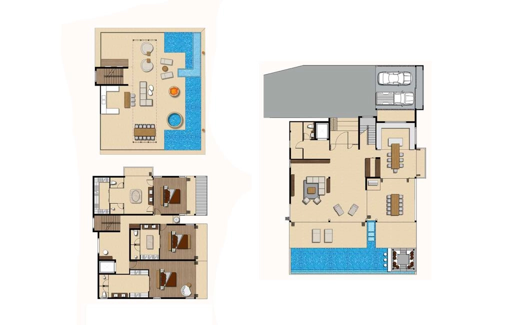 Villa with three bedrooms type Plot 10,11