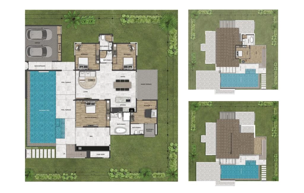 Villa with five bedrooms type A1-A6