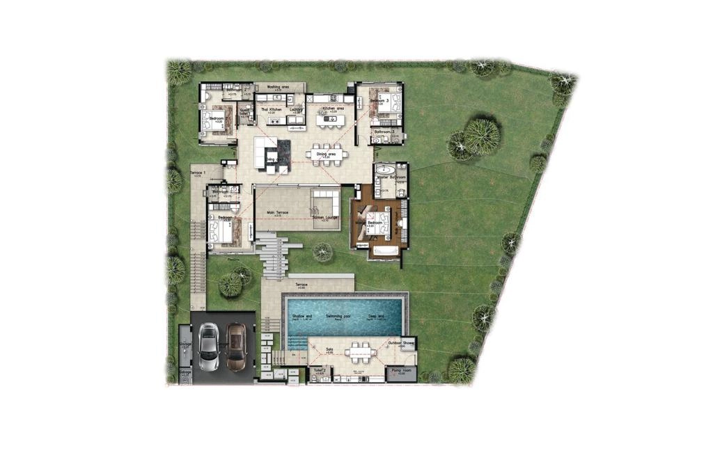 Villa with four bedrooms type 4A.2