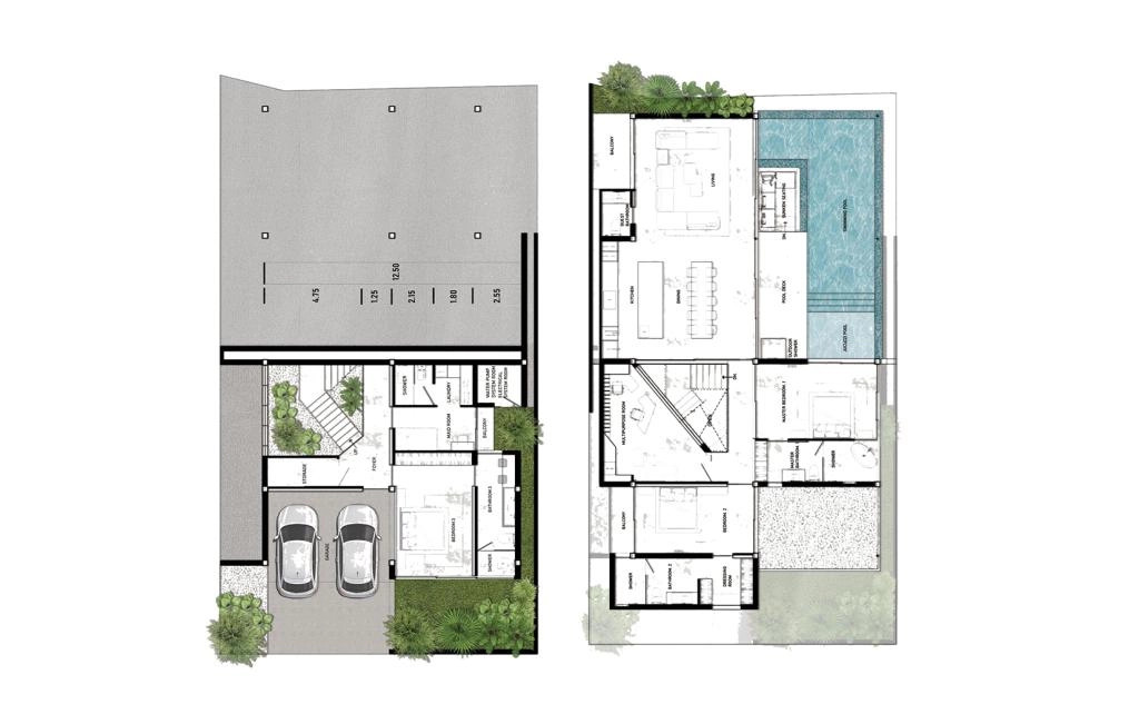 E-type villa with four bedrooms