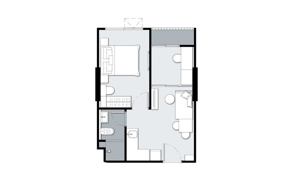 One-bedroom apartment type M-2