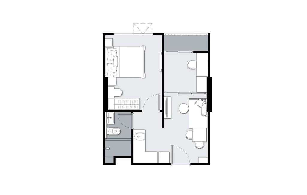 One-bedroom apartments type M-3
