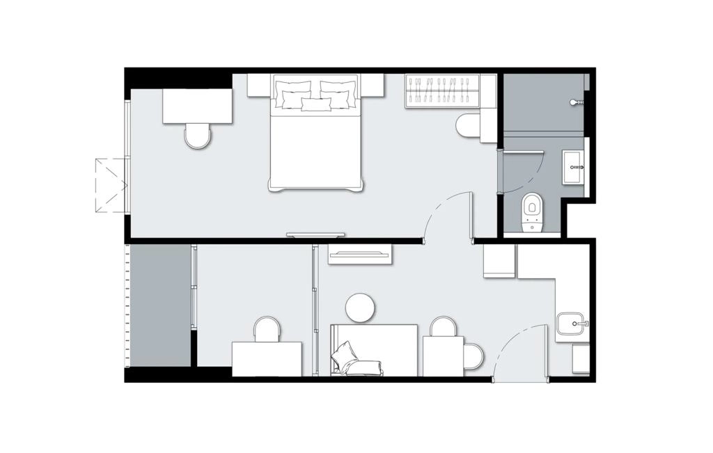 One-bedroom apartments type M-4