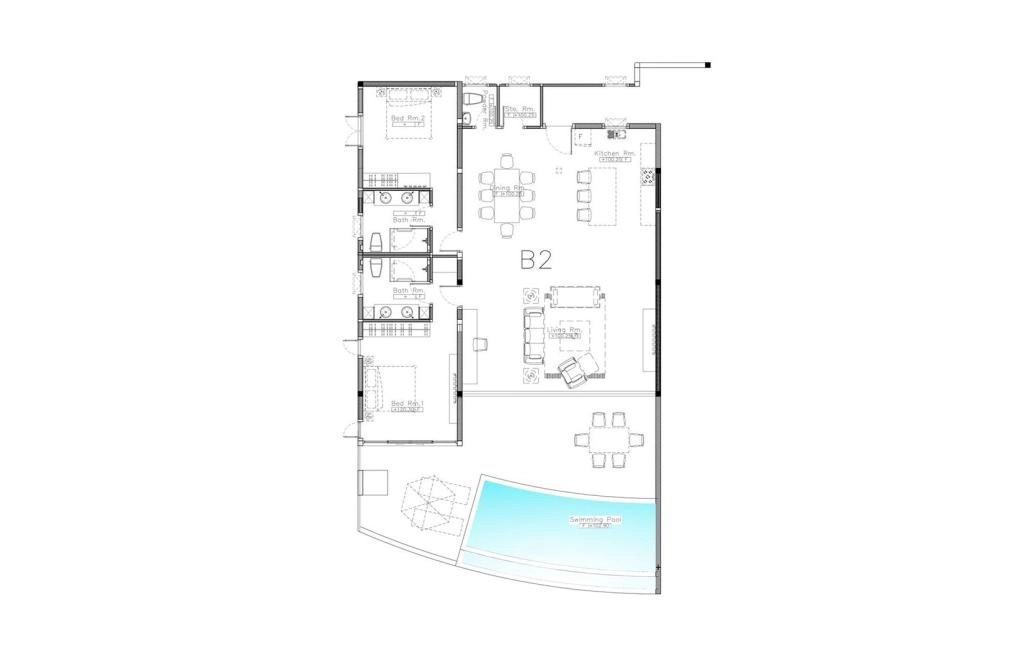 B2 type double apartments