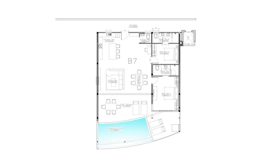 Two-bedroom apartment type B7