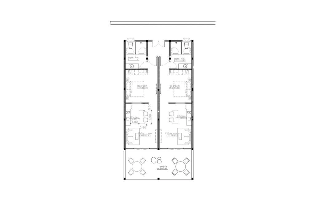 Two-bedroom apartment type C8