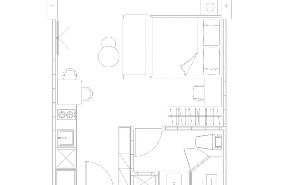 One-bedroom apartment type A