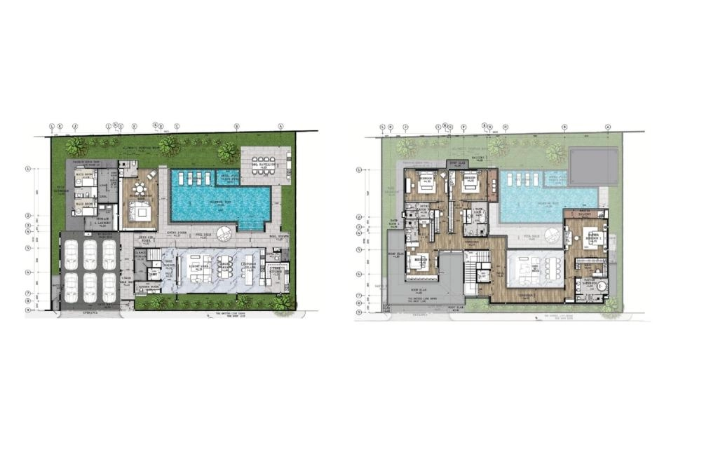 วิลล่าขนาด 4 ห้องนอนประเภท B