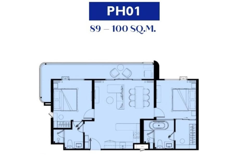 2 Bedroom Penthouse