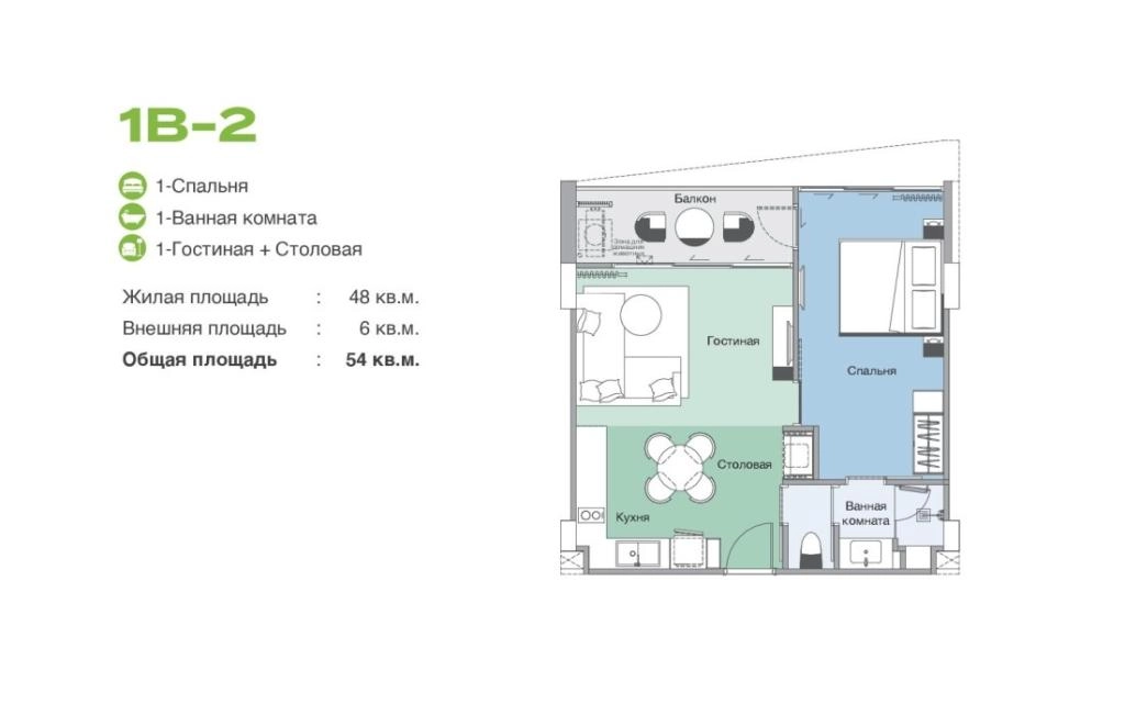 Einzelzimmer-Apartment
