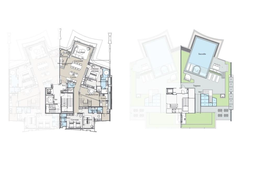Penthouse de tres habitaciones
