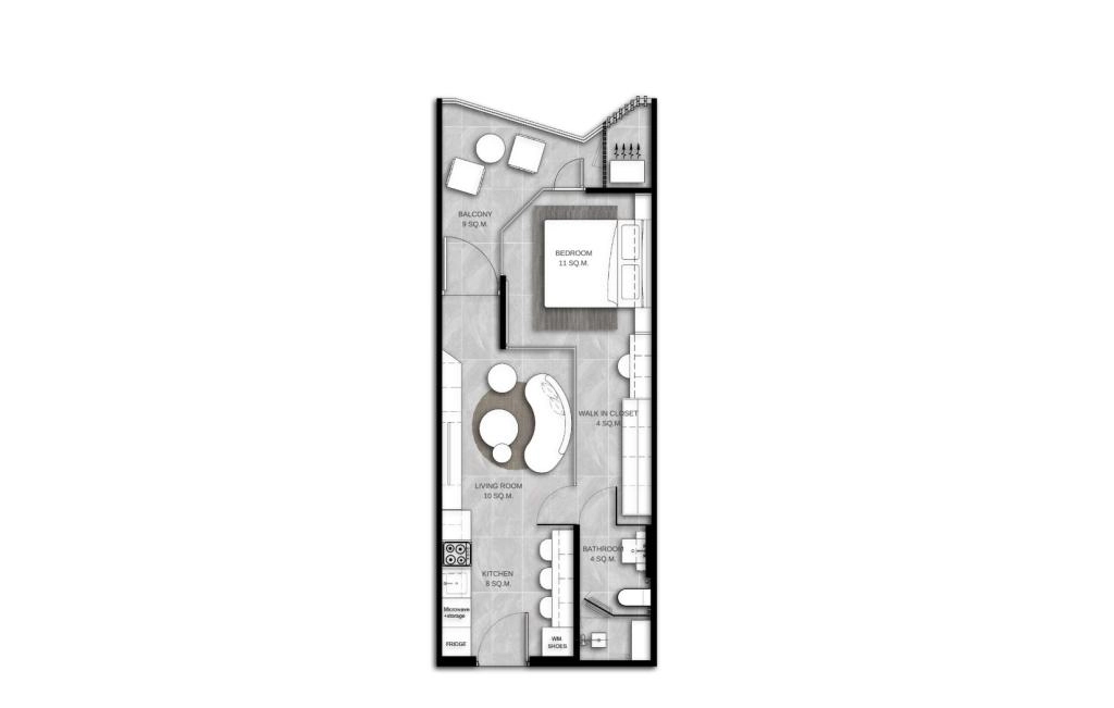 Einzelzimmer-Appartements