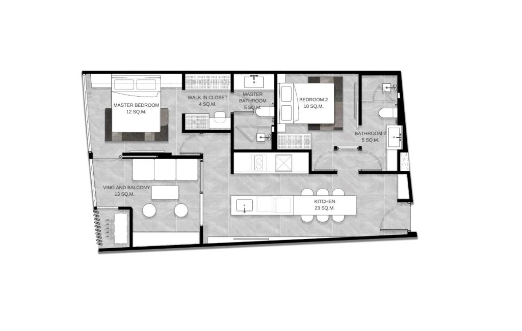 Doppelzimmer-Apartments