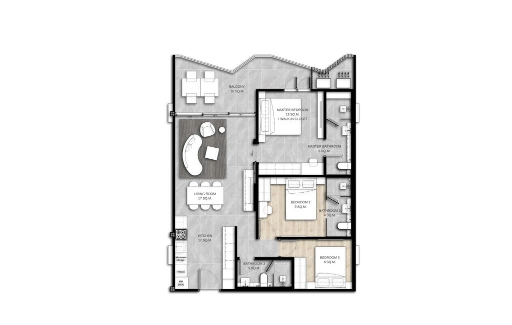 Drei-Zimmer-Wohnung