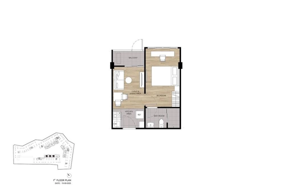 Einzimmerwohnung