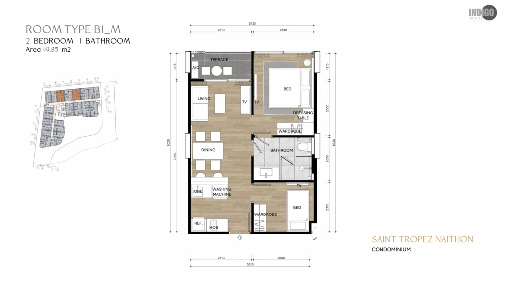 2-bedroom apartment, type B1_M