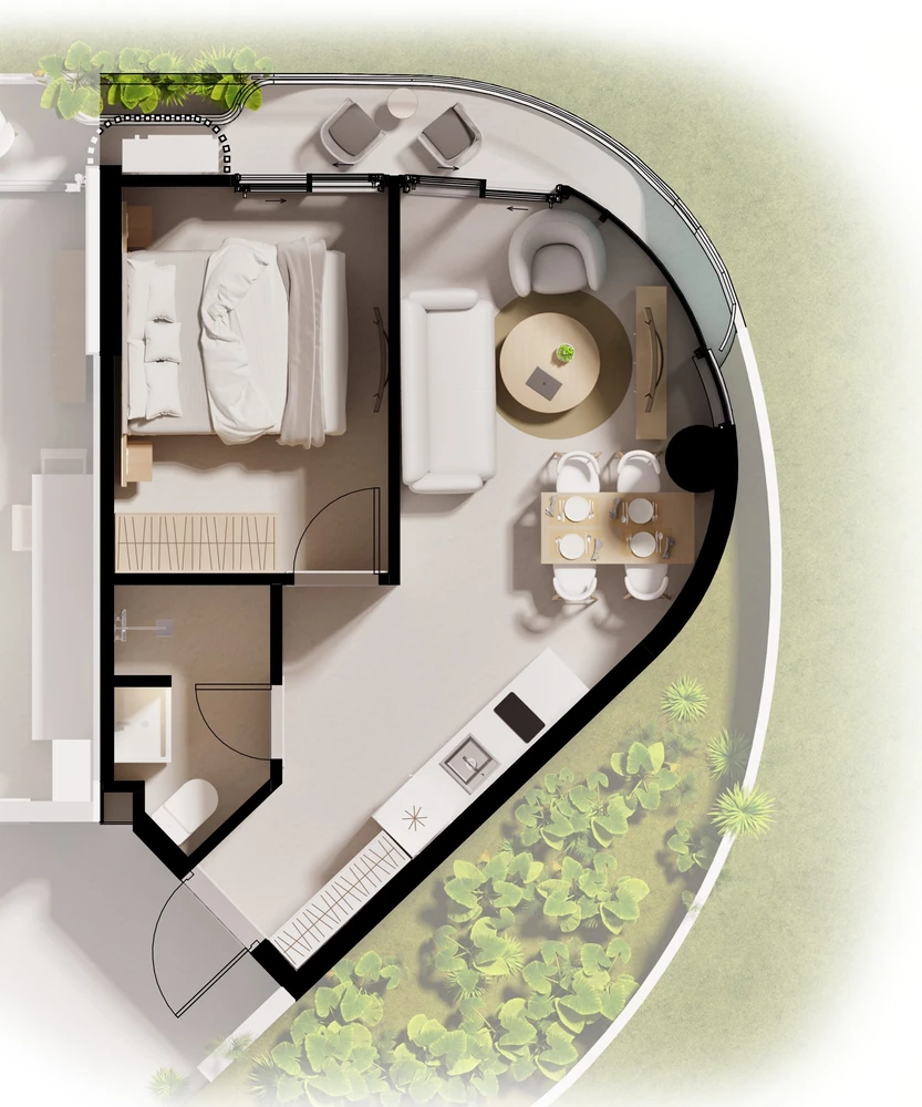Ein Schlafzimmer · B218