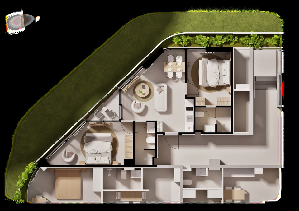 Zwei Schlafzimmer · C222