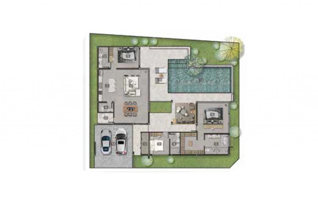 Villa with three bedrooms type A4
