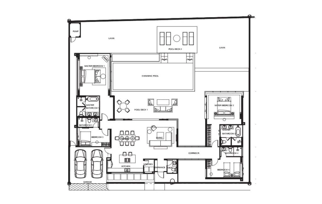 Five-bedroom villa type 5