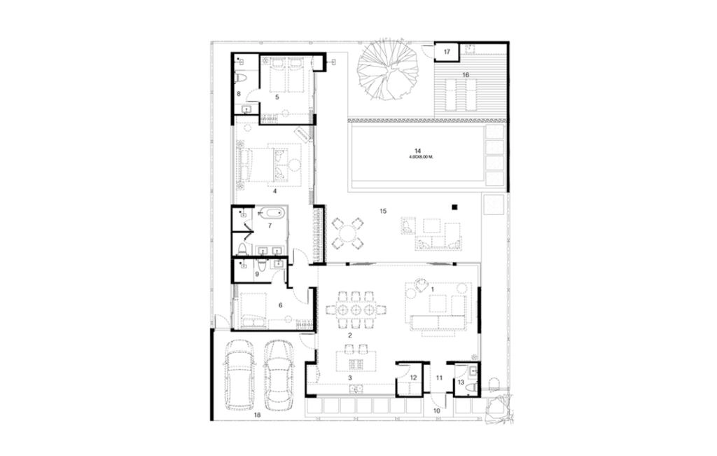 วิลล่าขนาดสามห้องนอนประเภท A3