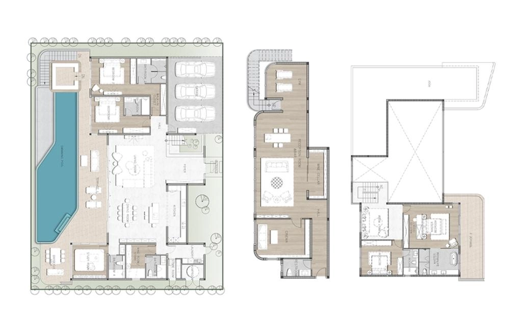 Villa with six bedrooms type C