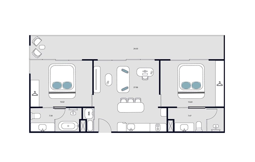 Two-Bedroom Apartment Type C