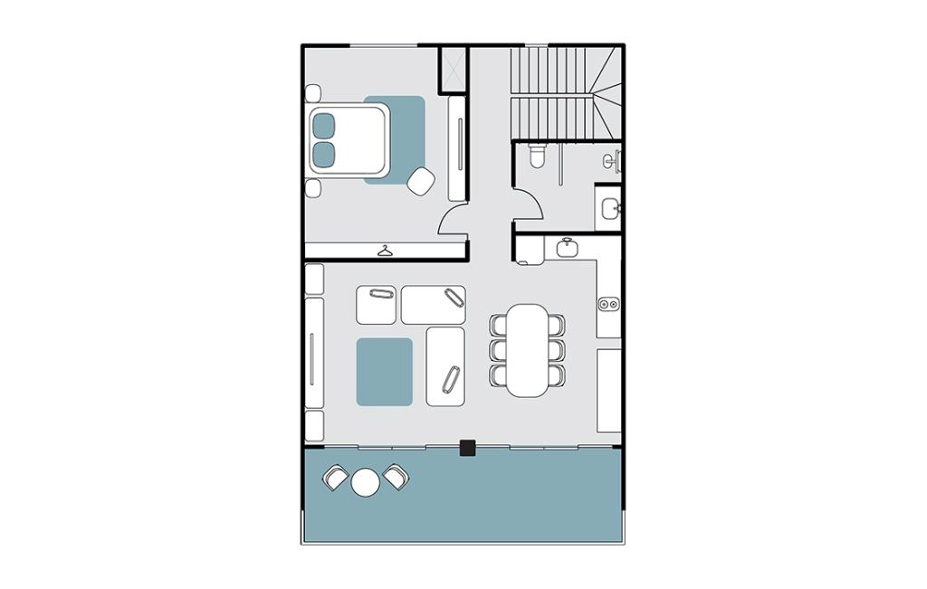 3-bedroom penthouse apartment type L4