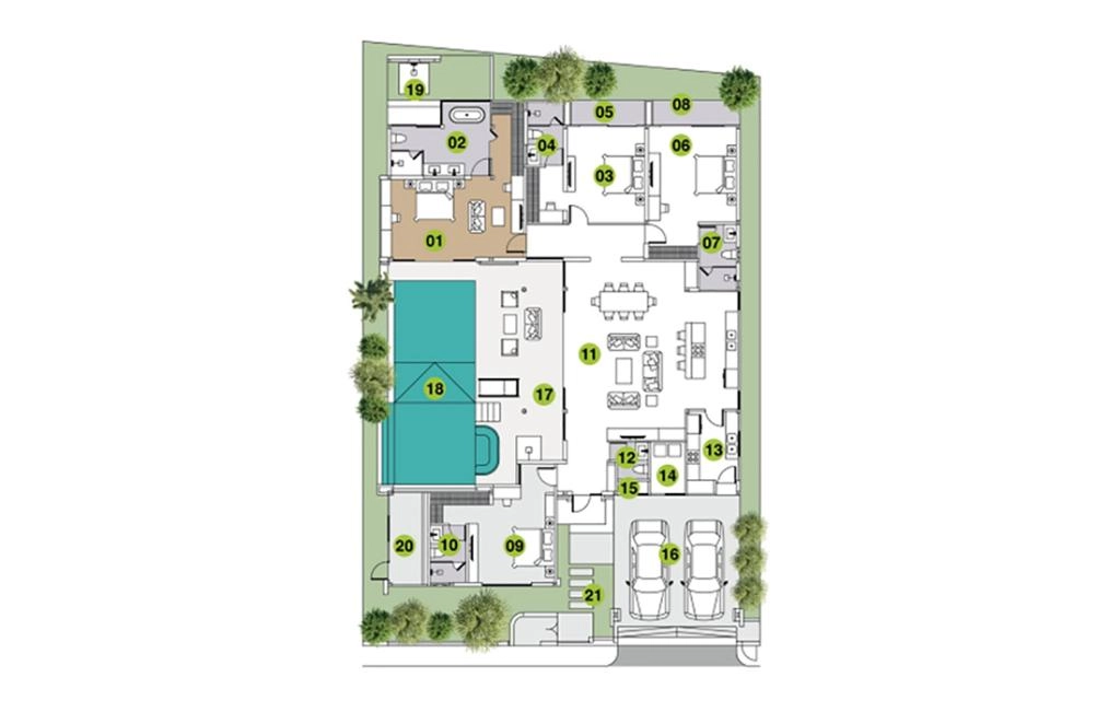 Villa with four bedrooms