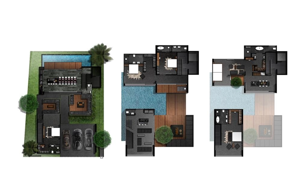 Villa with five bedrooms type A