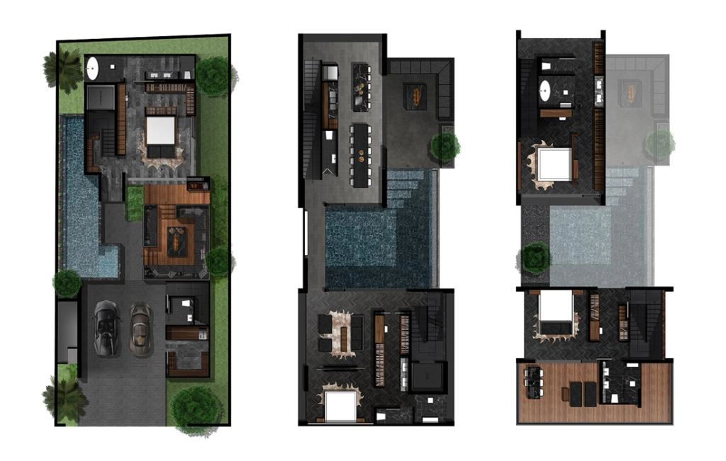Villa with four bedrooms type C