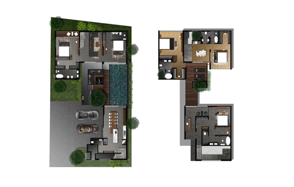 Villa with five bedrooms type D+