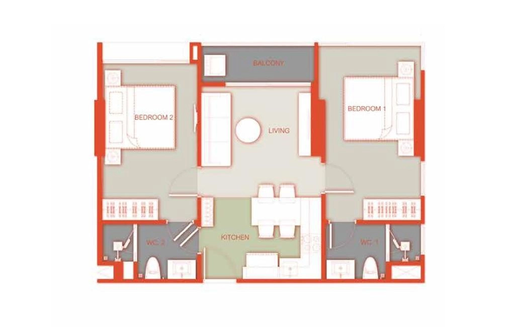 Double room apartment type D3